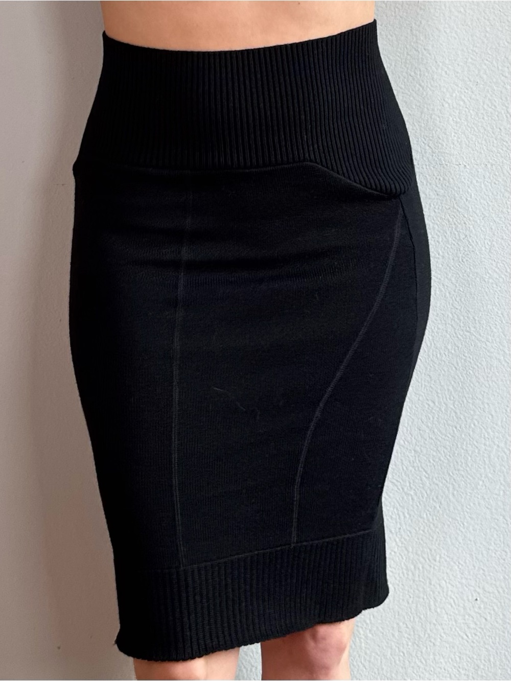 Givenchy Black Midi Skirt